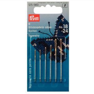 Embroidery needles blunt tip
