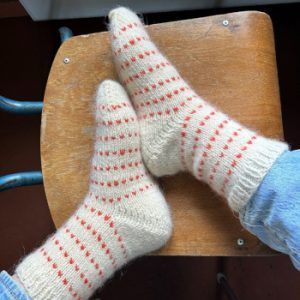 Rauma pattern Dado dots socks